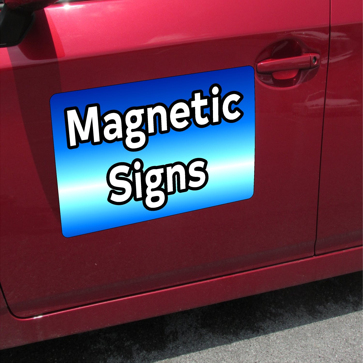 Custom Magnetic Car Signs