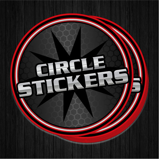 Gloss Circle Stickers - RSGfx.com