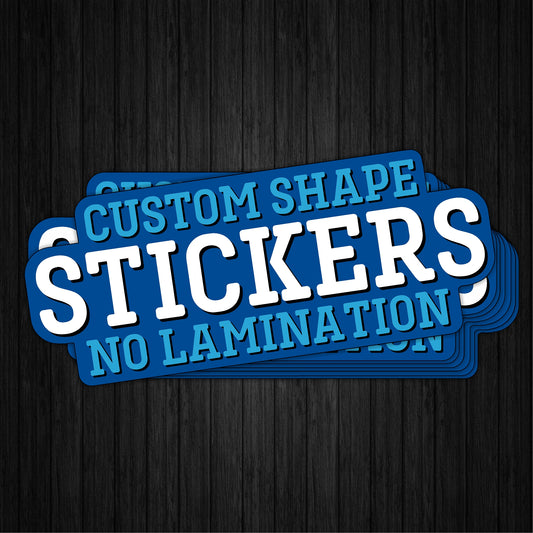 Gloss Die Cut Stickers - No Lamination - RSGfx.com