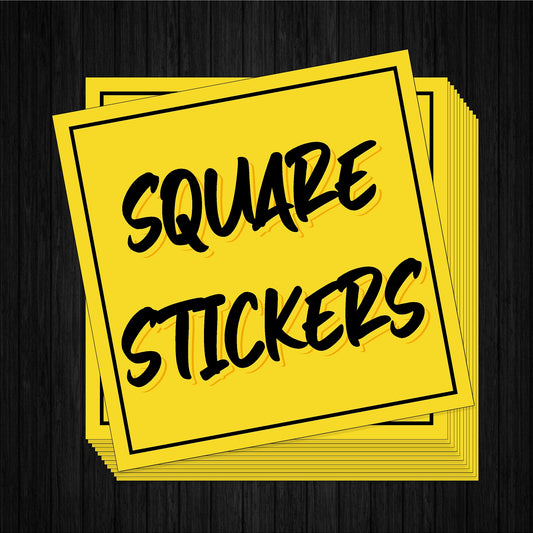Gloss Square Stickers - RSGfx.com